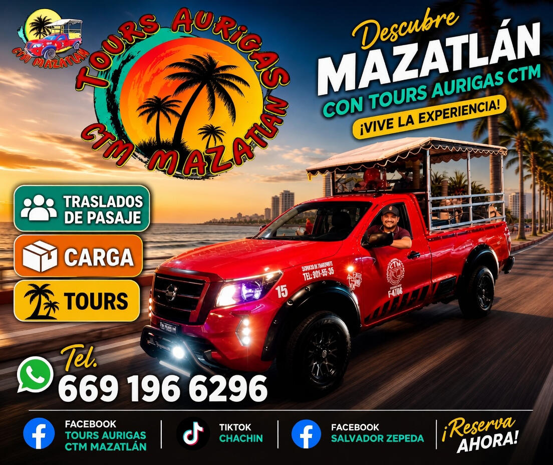 aurigas-mazatlan-tour.webp Auriga turística en el malecón de Mazatlán